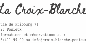 Bière artisanale La Croix-Blanche Posieux